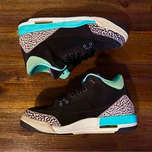 Nike Air Jordan 3 Retro GS Bleached Turquoise Mint - Kids Size 5.5Y Michael RARE